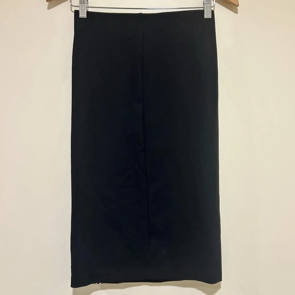 NWT Armani Exchange Black Midi Pencil Skirt - Size XS